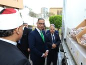 محافظ الجيزة يشهد تسلم 4 أطنان لحوم من الصكوك لتوزيعها على الأولى بالرعاية