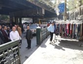 جولة مفاجئة ل​محافظ القاهرة لإزالة إشغالات شارع الجلاء ويوجه إنذارا لرئيس حى بولاق