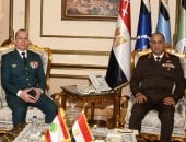 الفريق أشرف سالم زاهر يلتقى قائد الجيش اللبنانى