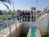 محافظ سوهاج يتفقد محطة مياه المحزمين بمركز جهينة ضمن مشروعات حياة كريمة