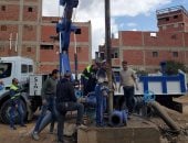 رئيس مياه القليوبية يتابع تركيب طلمبة مياه إضافية بمحطة ميت عاصم