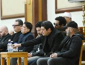 نجوم الفن والإعلام فى عزاء شقيق زينة.. صور