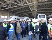 ​وزير النقل يتفقد ورشة القطار السريع بحدائق أكتوبر: قناة سويس جديدة على قضبان