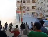 السيطرة على حريق نشب في فرن كنافة آلى بقنا