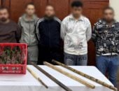 معركة ركنة الموتوسيكل.. ضبط 8 أشخاص بتهمة ترويع المواطنين بالزجاجات والعصى