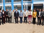 محافظ الجيزة يفتتح مبنى الإعدادى بمدرسة شهداء نزلة الشوبك بعد تطويره