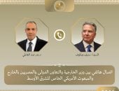 وزير الخارجية يبحث مع المبعوث الأمريكى الخاص للشرق الأوسط التطورات الإقليمية