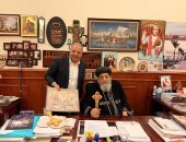 البابا تواضروس الثانى يستقبل عميد معهد الدراسات القبطية بالمقر البابوي