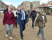 محافظ بورسعيد يتابع أعمال رفع الرتش بمحيط قصر الثقافة على مساحة 6700م