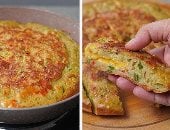 سحور 15 رمضان.. طريقة عمل العجة بالبيض والخضار