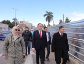 محافظ دمياط يتفقد تطوير كورنيش النيل بالسنانية ويبحث موقف حديقة الخالدين