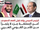 الرئيس السيسى يؤكد لولى العهد السعودى: أمن المملكة جزء لا يتجزأ من الأمن القومي العربي..انفوجراف  