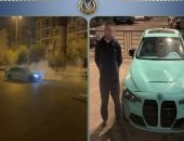 الداخلية تنهي مغامرة «متهور القاهرة».. سقوط أجنبي طار بسيارته بدون لوحات  