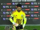 على لطفى يحصد جائزة رجل مباراة الأهلى وزد فى دورى نايل