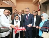 محافظ الجيزة يفتتح أول بنك دم تجميعي بمستشفى إمبابة العام بالعجوزة