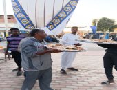 مائدة النوبة.. أقدم موائد الرحمن على طريق مصر أسوان.. صور