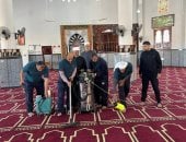 أوقاف جنوب سيناء تواصل حملة النظافة الشاملة بمساجد المحافظة