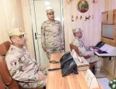 الفريق أشرف سالم زاهر يتفقد الجاهزية القتالية للمنطقة المركزية العسكرية