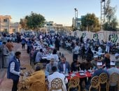 5 آلاف شخص يشاركون فى إفطار جماعى بـقرية المراشدة بتنظيم حياة كريمة.. فيديو