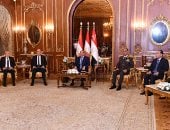 الرئيس السيسى يحضر حفل إفطار القوات المسلحة تزامنًا مع الاحتفال بذكرى انتصارات العاشر من رمضان.. صور 