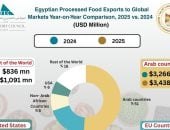 6.8 مليار دولار  صادرات الأغذية المصرية خلال 2025.. تعرف على أكبر المستوردين