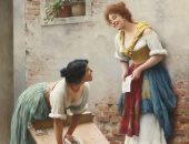 المسيرة الفنية لـ يوجين دى بلاس وتأثيره فى تصوير الحياة اليومية بالبندقية