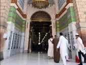 ممر السلام فى المسجد النبوى.. طريق الزائرين للسلام على النبي محمد وصاحبيه