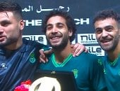 محمود عماد رجل مباراة الاتحاد السكندري وغزل المحلة في دوري نايل