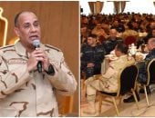 الفريق أشرف سالم زاهر يلتقى مقاتلى القوات البحرية والمنطقة الشمالية ويشاركهم تناول وجبة الإفطار  