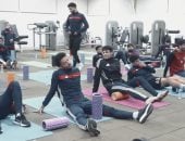 تدريبات بدنية مكثفة للاعبي المقاولون استعداداً لمواجهة الأهلي بالدوري