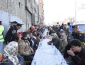 ملحمة "إفطار شبرا" الضخم.. لوحة إنسانية تجسد وحدة المصريين في قلب القاهرة