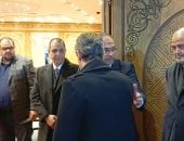 بحضور شخصيات عامة وسياسيون.. أسرة شيخ الإذاعيين تتلقى واجب العزاء بمسجد الشرطة