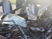 مصرع شخص وإصابة آخر فى حادث مرورى بالطريق الصحراوى الإسكندرية