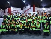 صناع الخير تستقبل وفدا من معلمى وطلاب مدرسة نيوكاسل للمشاركة فى تعبئة كراتين رمضان