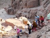 توافد السائحين والزوار على مدينة سانت كاترين لزيارة المقدسات الدينية