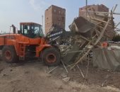 بعد رصد المحافظ.. إزالة حالات بناء مخالف فى أبو النمرس بالجيزة