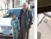 طفل «8 سنوات» خلف عجلة القيادة.. الأمن يضبط الأب المستهتر والسيارة