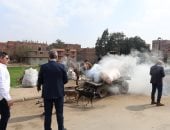 محافظ الجيزة يضبط فرزا عشوائيا وحرقا للمخلفات خلال جولة فى الوراق.. صور