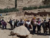 إقبال السائحين والزائرين على دير سانت كاترين