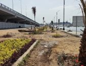  شاهد أعمال تحويل محور صلاح سالم الجديد لحديقة مفتوحة.. فيديو 