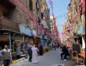 شباب إمبابة يجهزون شوارعهم لأكبر إفطار فى رمضان.. بث مباشر