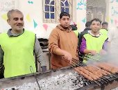 فرحة رمضان فى المنوات.. مائدة إفطار تجمع الأهالى على المحبة.. صور 