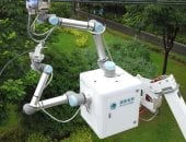 روبوت صينى ينجح فى إصلاح خط كهرباء بجهد 10 كيلوفولت