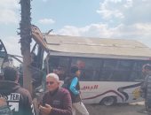 إصابة 8 طلاب فى حادث تصادم أتوبيس بالمحلة