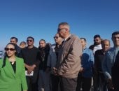 محافظ جنوب سيناء يتفقد منطقة اللاجونا بدهب.. صور