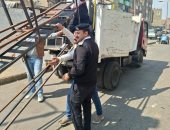 حى إمبابة يشن حملات لرفع الإشغالات بشارعى العامل الأول ومحمد حجازى