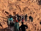 توافد السائحين والزوار على مدينة سانت كاترين لزيارة مقدساتها الدينية