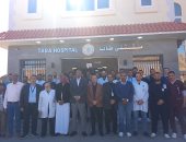 محافظ جنوب سيناء يتفقد منفذ طابا وعدد من المشروعات الخدمية.. فيديو