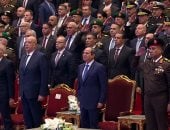 الرئيس السيسى يشهد سلام الشهيد خلال فعاليات الندوة التثقيفية للقوات المسلحة