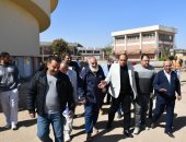 رئيس مياه الجيزة يتفقد محطات أبو النمرس والبدرشين والحوامدية.. صور